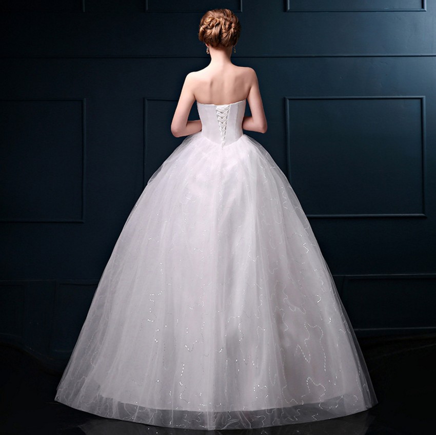 WD1593 Strapless wedding dress